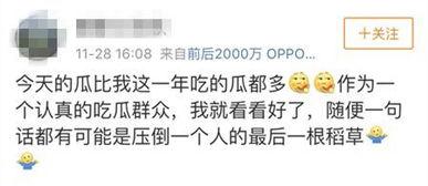 吃瓜群众评娱乐,吃瓜群众视角下的明星八卦解析  第2张